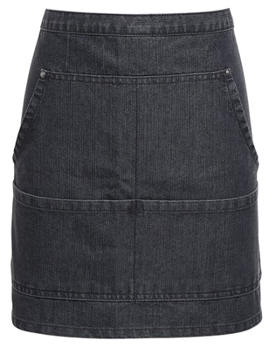 PRE-PR125-Jeans Stitch Denim Waist Apron